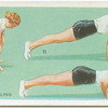 Exercises for women: prone falling.