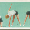 Exercises for women: windmill exercise.