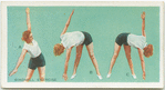 Exercises for women: windmill exercise.