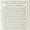 Exercises for women: windmill exercise.