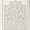 Exercises for men: trunk turning.
