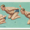 Exercises for men: body stretching.