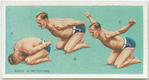 Exercises for men: body stretching.
