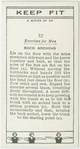Exercises for men: back arching.