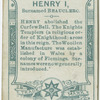 Henry I, surnamed Beauclerc.