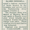 Oliver Cromwell.
