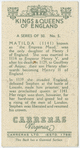 Queen Matilda.