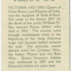 Queen Victoria.
