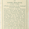 Anne Boleyn.