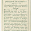 Caroline of Ansbach.