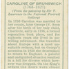 Caroline of Brunswick.