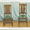 King Charles II oak chairs.