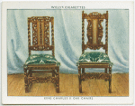King Charles II oak chairs.