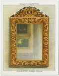 Marquetry mirror frame.