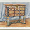 Cabinet bearing monogram of William and Mary.