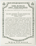 Silver mirror frame presented to King Charles II.