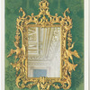 One of four gilt mirror frames.