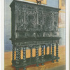 Flemish cabinet of carved ebony.