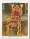 Venetian state arm chair.