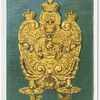 Silver-gilt sconce.