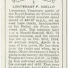 Lieutenant F. Agello.