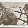 Flying Officer A. E. Clouston and Victor Ricketts.