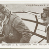 Flying Officer A. E. Clouston and Victor Ricketts.