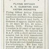 Flying Officer A. E. Clouston and Victor Ricketts.