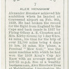 Alex Henshaw.