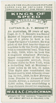 Captain D. C. T. Bennett.