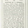 Captain G. J. Powell.