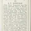 J. P. Wakefield.