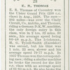 E. R. Thomas.