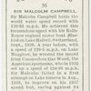 Sir Malcolm Campbell.