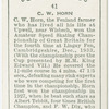 C. W. Horn.