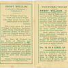 Sweet william (Gallantry; Dexterity; Diplomacy).