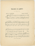O'blige a lady