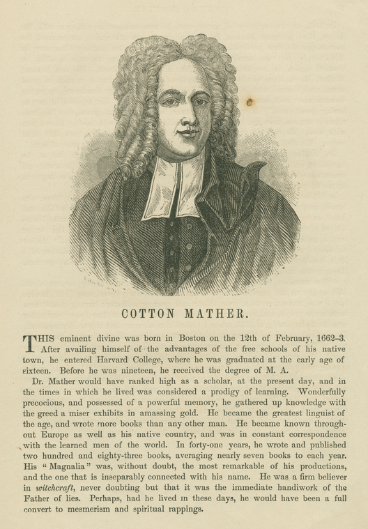 Cotton Mather NYPL Digital Collections