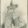 Das am 12. October enthüllte König=Matthias=Denkmal in Klausenburg. Entworfen und modelliert von Johan Fadrusz 