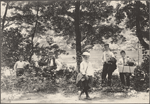 Winfred, Bill Rockwell, Ralph, Mr. Pearsall, Mr. Dove [from right to left]