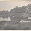 Sailboat by unidentified body of water in Centerport, L.I.