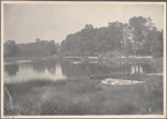 Sailboat by unidentified body of water in Centerport, L.I.