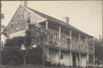 John Hewlett House, west gable, in Woodbury (formerly East Woods), L.I.