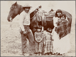 Pauite Bill and family, Yosemite Valley