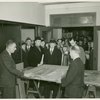 Art Exhibits - American Art Today - Men looking at painting