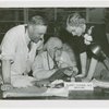 Art Exhibits - American Art Today - Albert Sterner demonstrates dry point engraving