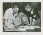 Art Exhibits - American Art Today - Albert Sterner demonstrates dry point engraving
