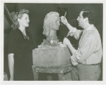 Art Exhibits - American Art Today - Man sculpting woman