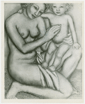 Art Exhibits - American Art Today - Works of Art - Mother and Child (Louise Emerson Ronnebeck)