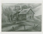 Art Exhibits - American Art Today - Works of Art - Shacks (Edgar Brilton)